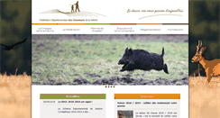 Desktop Screenshot of chasse-nature-58.com